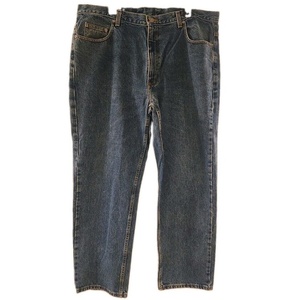 Member's Mark Relaxed Fit Jeans Men's 40x30 Blue 100% Cotton Used Medium Wash